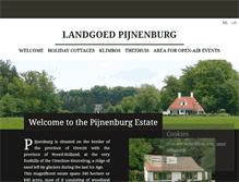 Tablet Screenshot of landgoedpijnenburg.nl